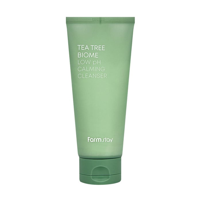 Заспокійлива пінка для вмивання FarmStay Tea Tree Low pH Calming Cleanser з екстрактом чайного дерева, 180 мл